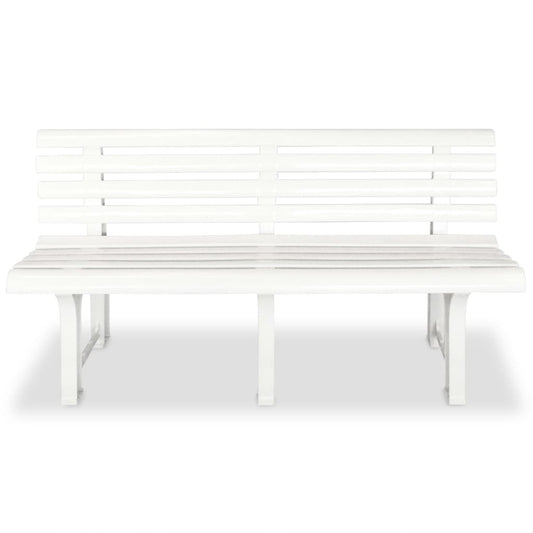 Garden Bench 145.5 Cm Plastic