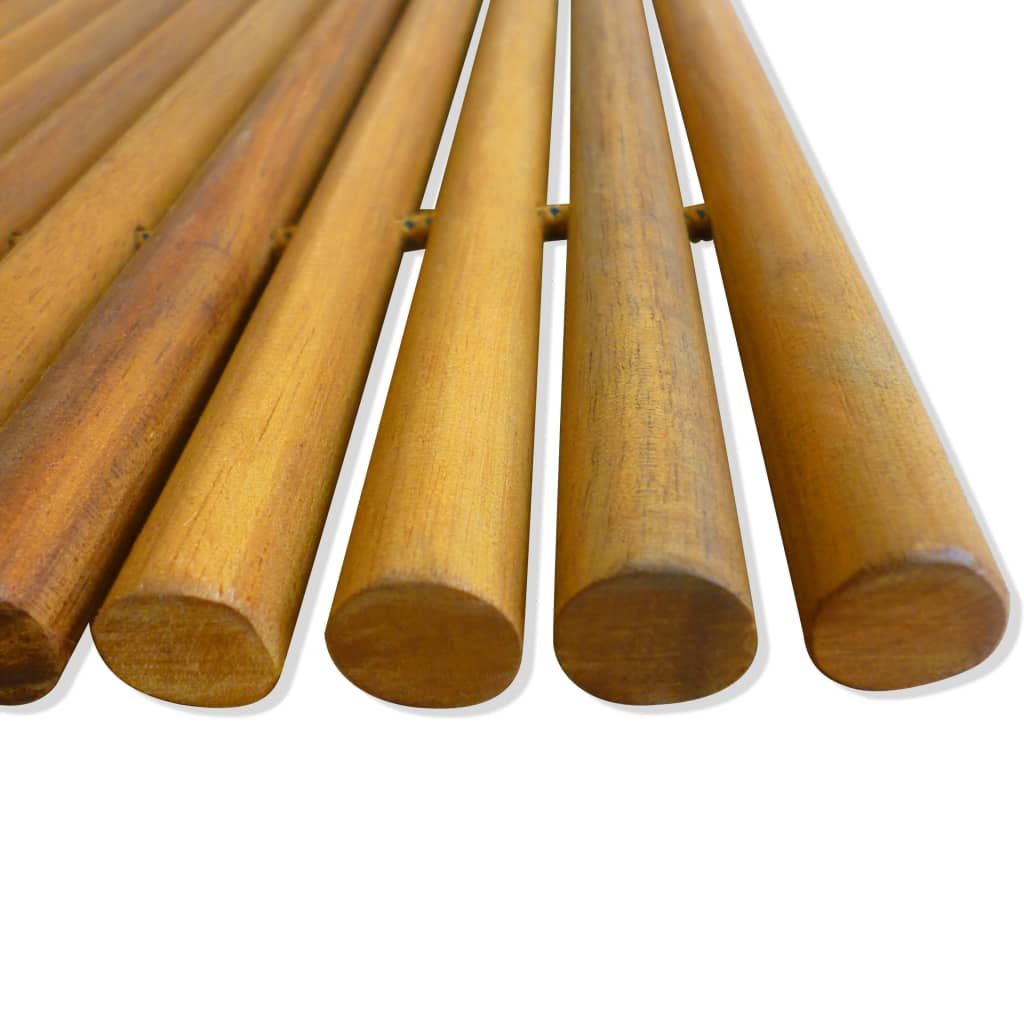 Bath Mat Acacia Wood 80X50 Cm
