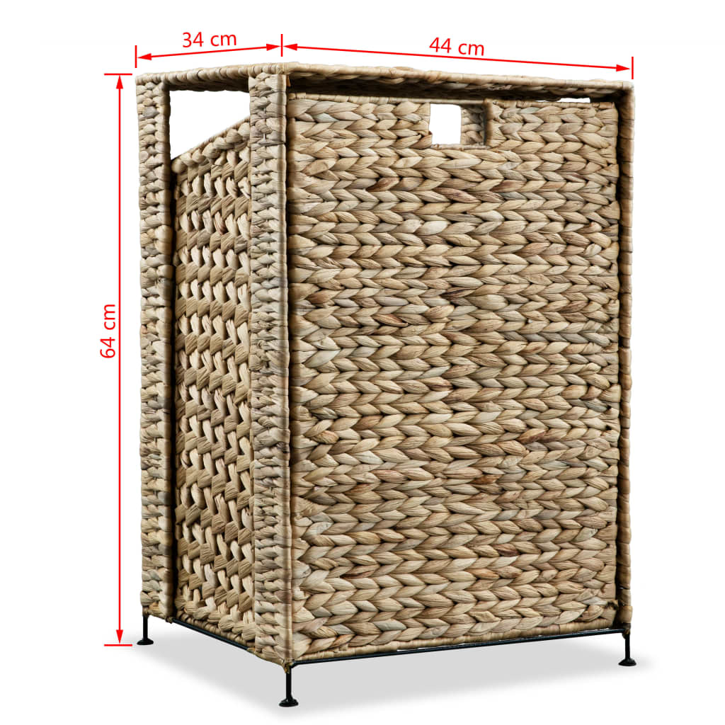 Laundry Basket 44X34X64 Cm Water Hyacinth