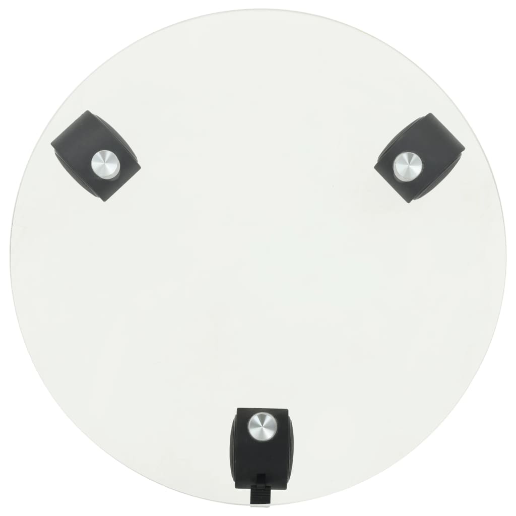 Plant Rollers 2 Pcs Tempered Glass 28 Cm Round