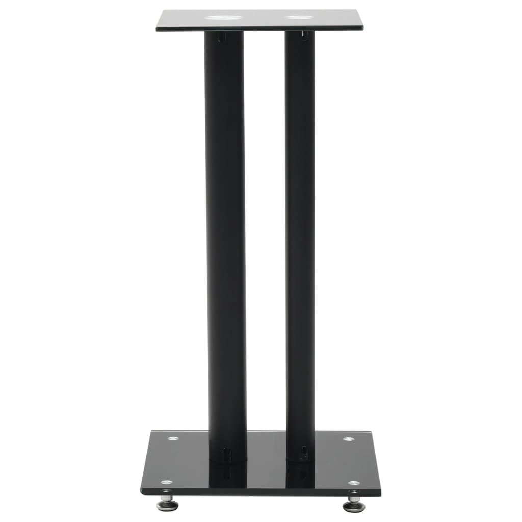 Speaker Stands 2 Pcs Tempered Glass Design
