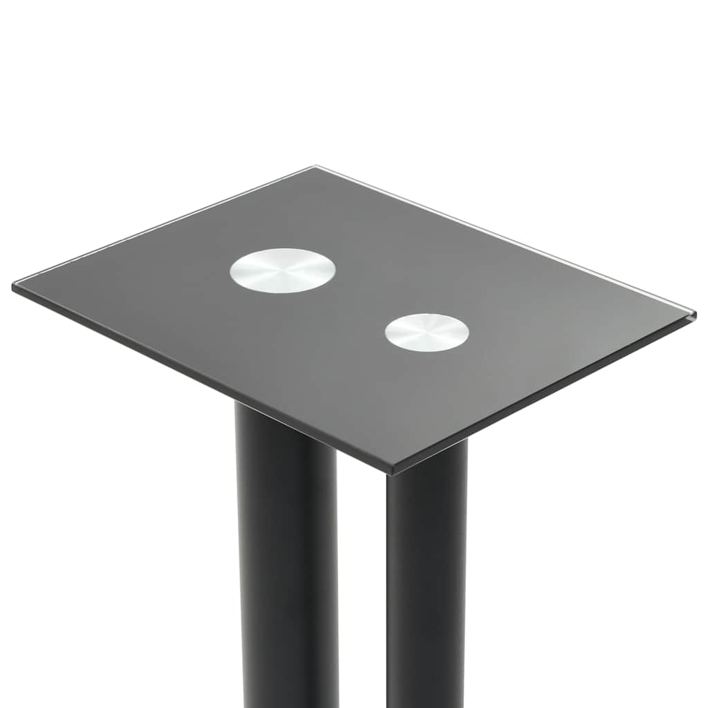 Speaker Stands 2 Pcs Tempered Glass Design