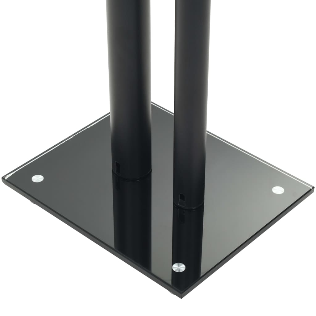 Speaker Stands 2 Pcs Tempered Glass Design