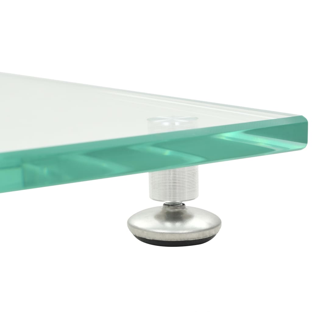 Speaker Stands 2 Pcs Tempered Glass Design