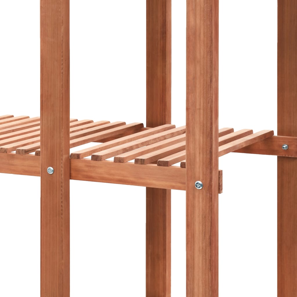 Plant Stand Cedar Wood 86X36X139 Cm