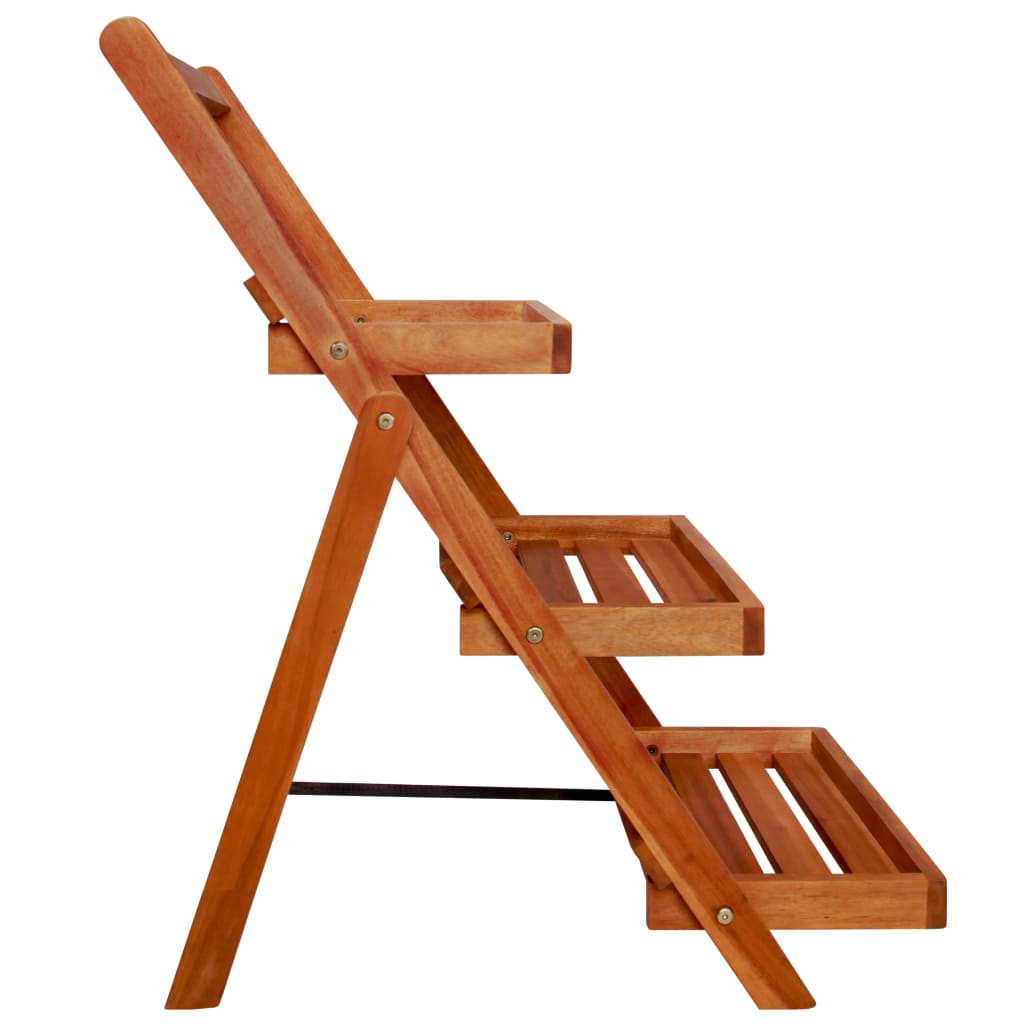 3-Tier Plant Stand 50X63X80 Cm Solid Acacia Wood