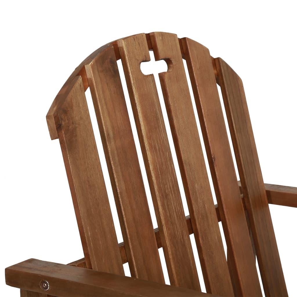 Garden Sofa Chairs 2 Pcs Solid Acacia Wood