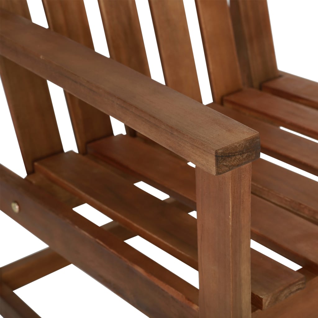 Garden Sofa Chairs 2 Pcs Solid Acacia Wood