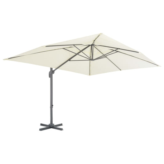 Cantilever Garden Parasol With Aluminium Pole