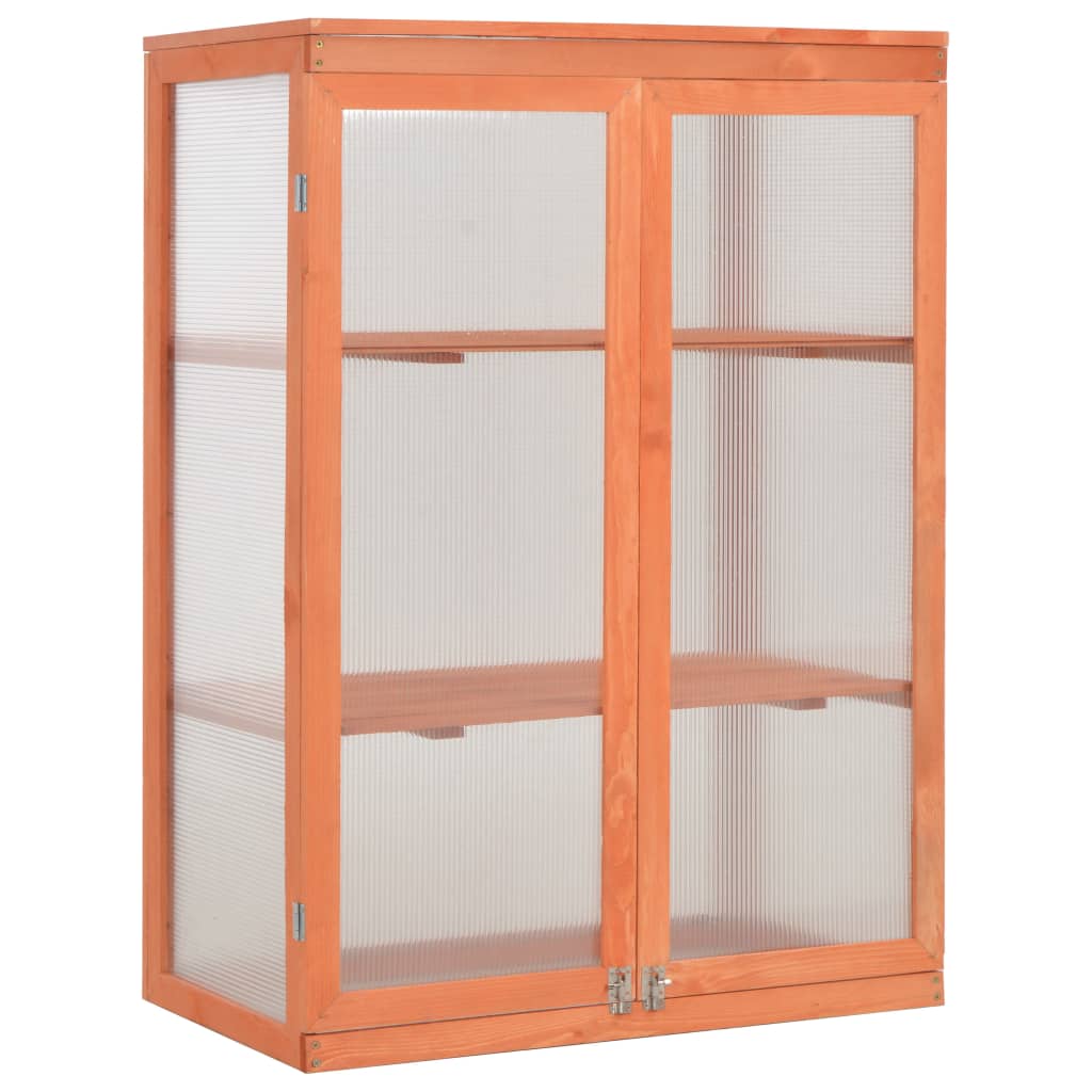 Greenhouse Wood 75X47X109 Cm