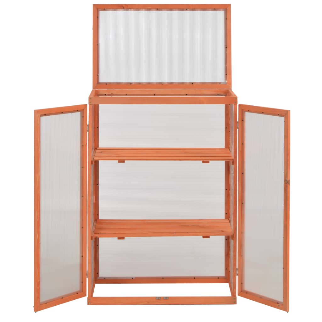 Greenhouse Wood 75X47X109 Cm