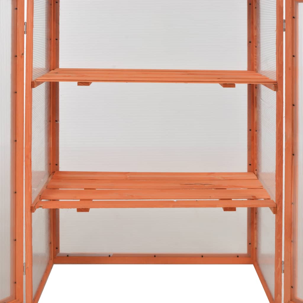 Greenhouse Wood 75X47X109 Cm