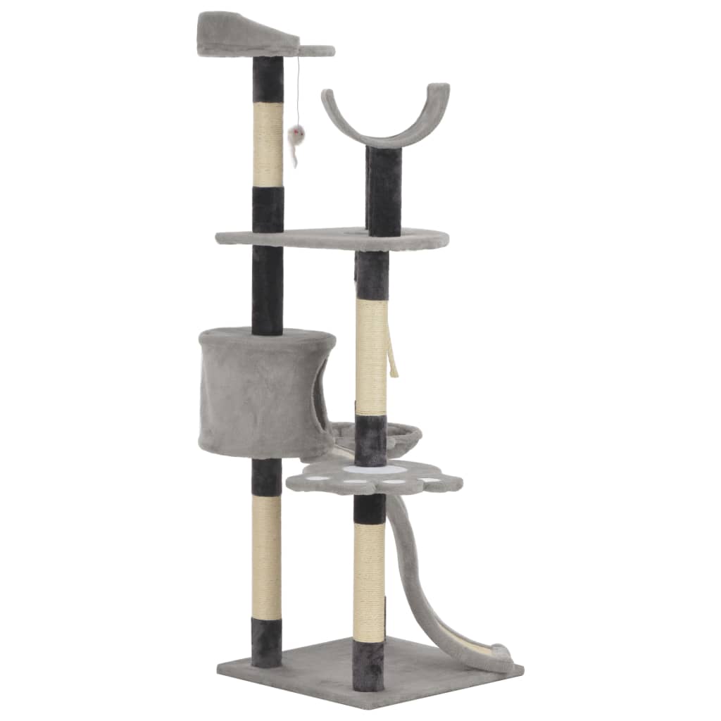 Cat Tree With Sisal Scratching Posts 145 Cm