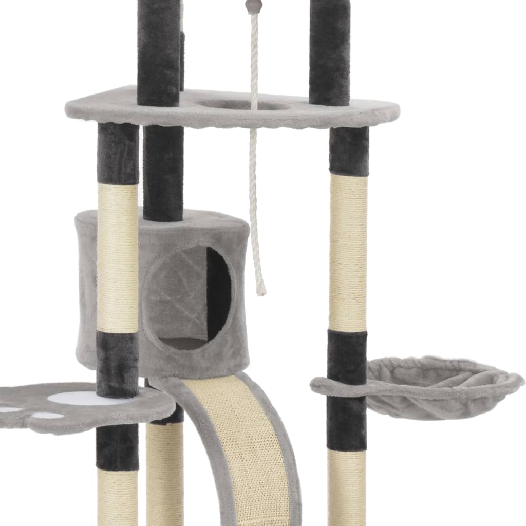 Cat Tree With Sisal Scratching Posts 145 Cm