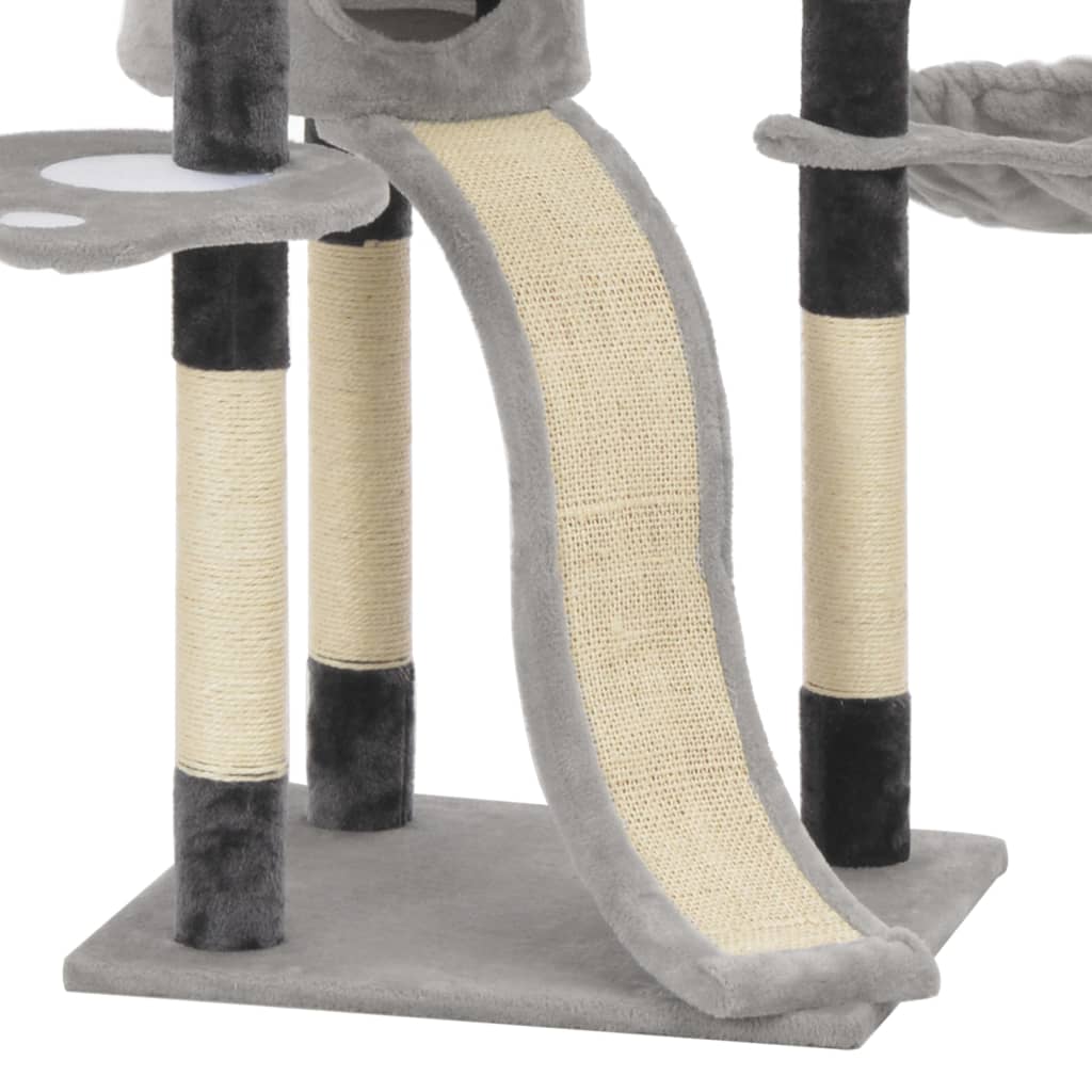 Cat Tree With Sisal Scratching Posts 145 Cm