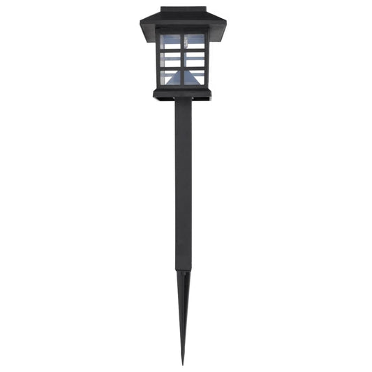 Outdoor Solar Lamp Led Light Set 12 Pcs With Spike 8.6 X 8.6 X 38 Cm