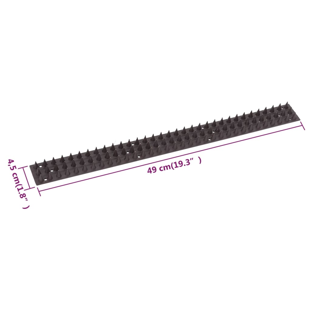 Bird Control Spikes 49 X 4.5 X 1.7 Cm Set Of 20