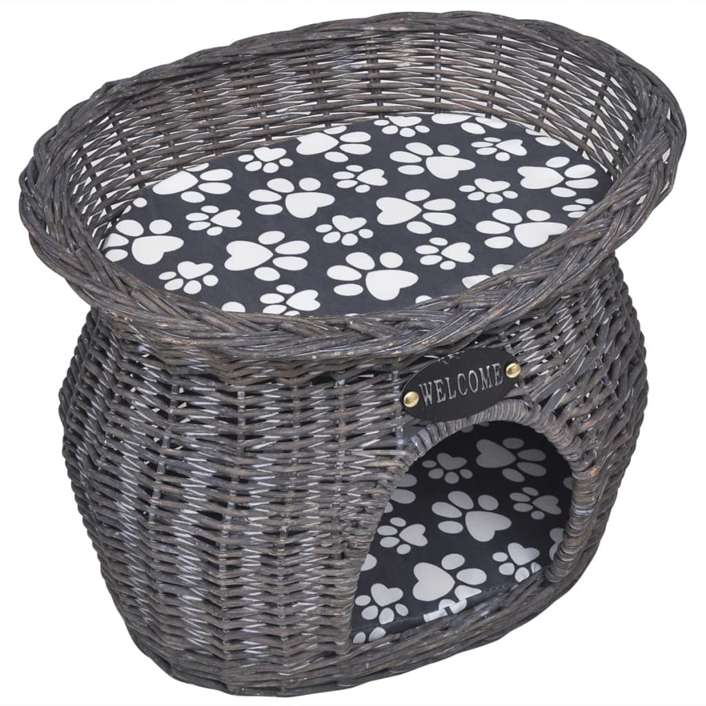 Willow Cat Tree Pet House/Bed/Scratching Post With Cushion