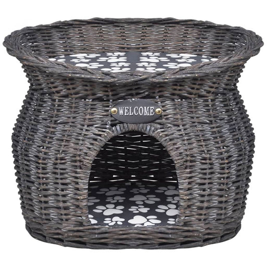 Willow Cat Tree Pet House/Bed/Scratching Post With Cushion