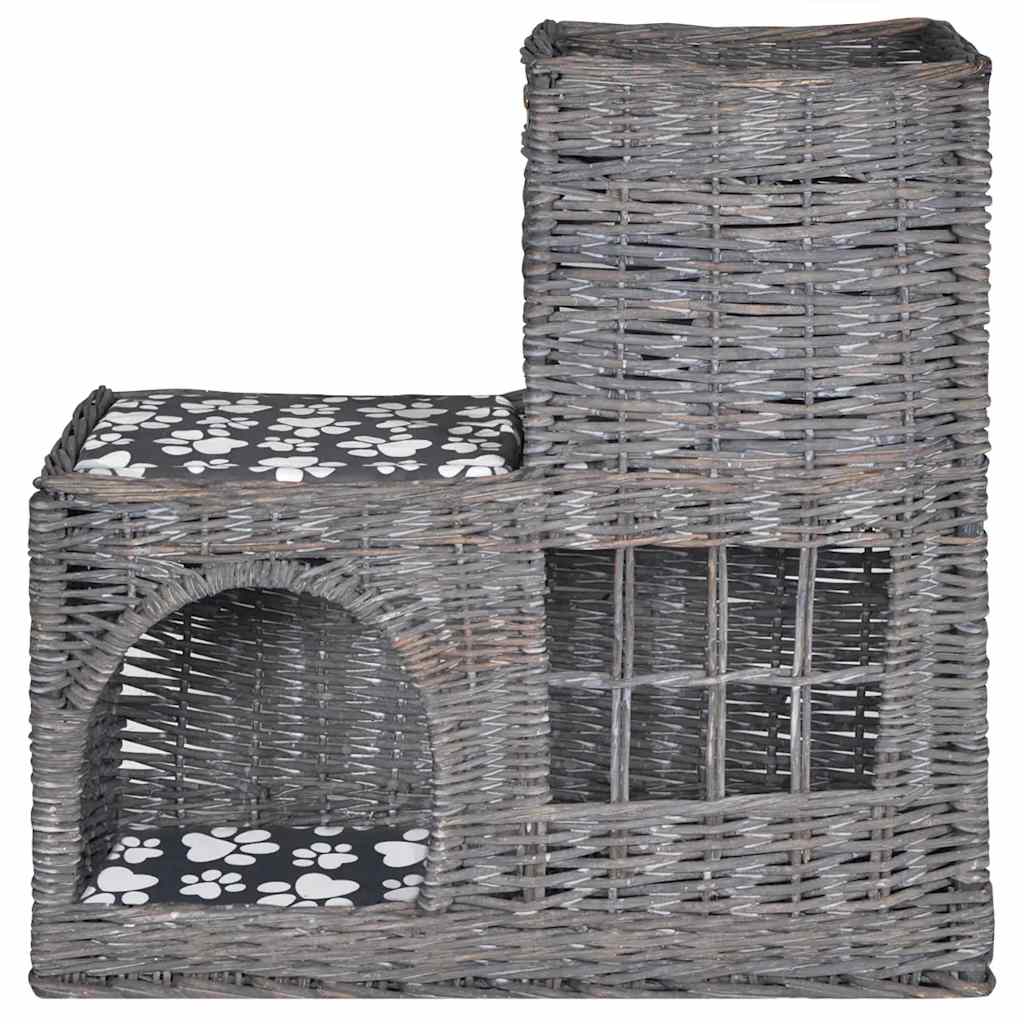 Willow Cat Tree Pet House/Bed/Castle/Scratching Post With Cushion