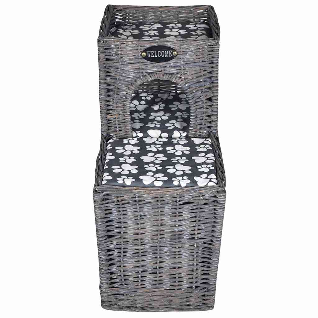 Willow Cat Tree Pet House/Bed/Castle/Scratching Post With Cushion