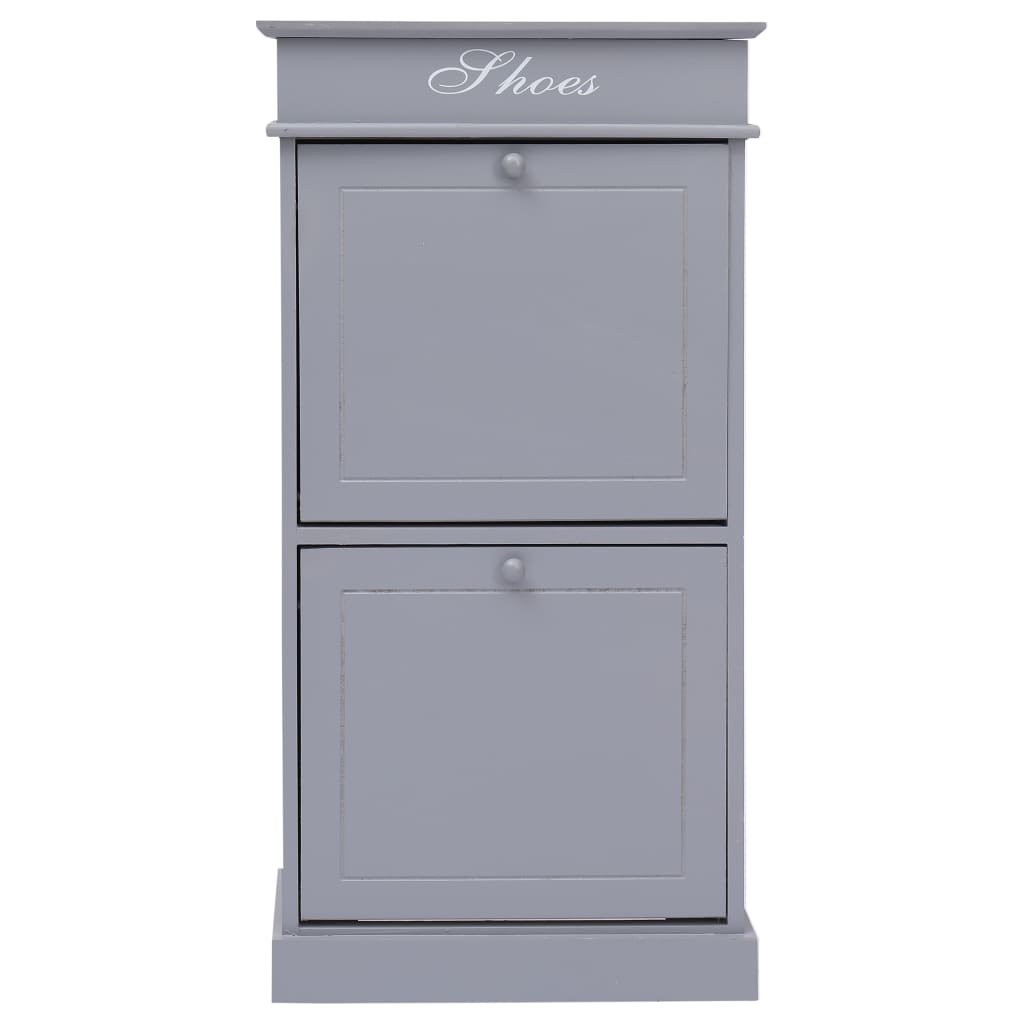 Shoe Cabinet 50X28X98 Cm Paulownia Wood
