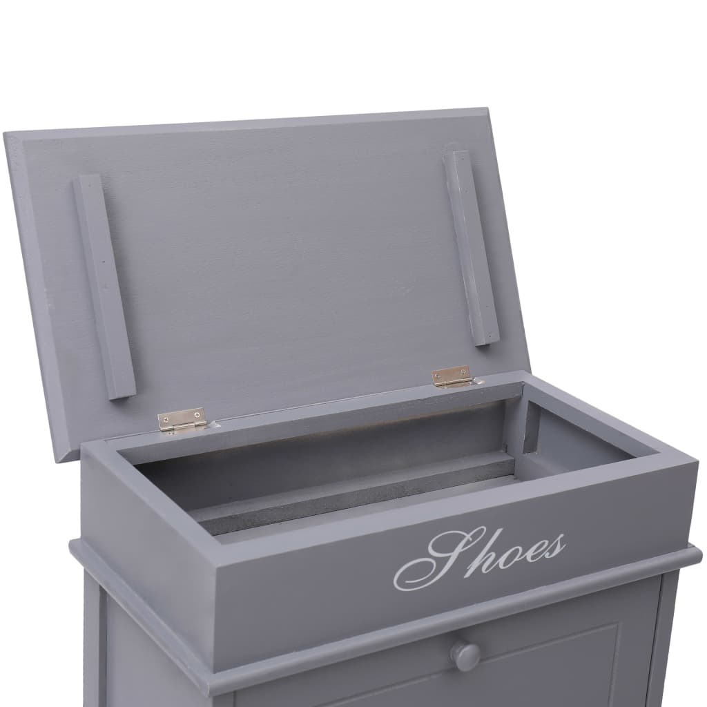 Shoe Cabinet 50X28X98 Cm Paulownia Wood