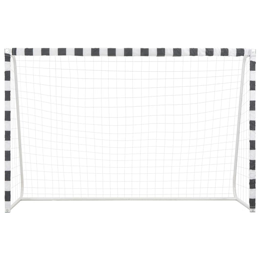 Soccer Goal Metal Black And White