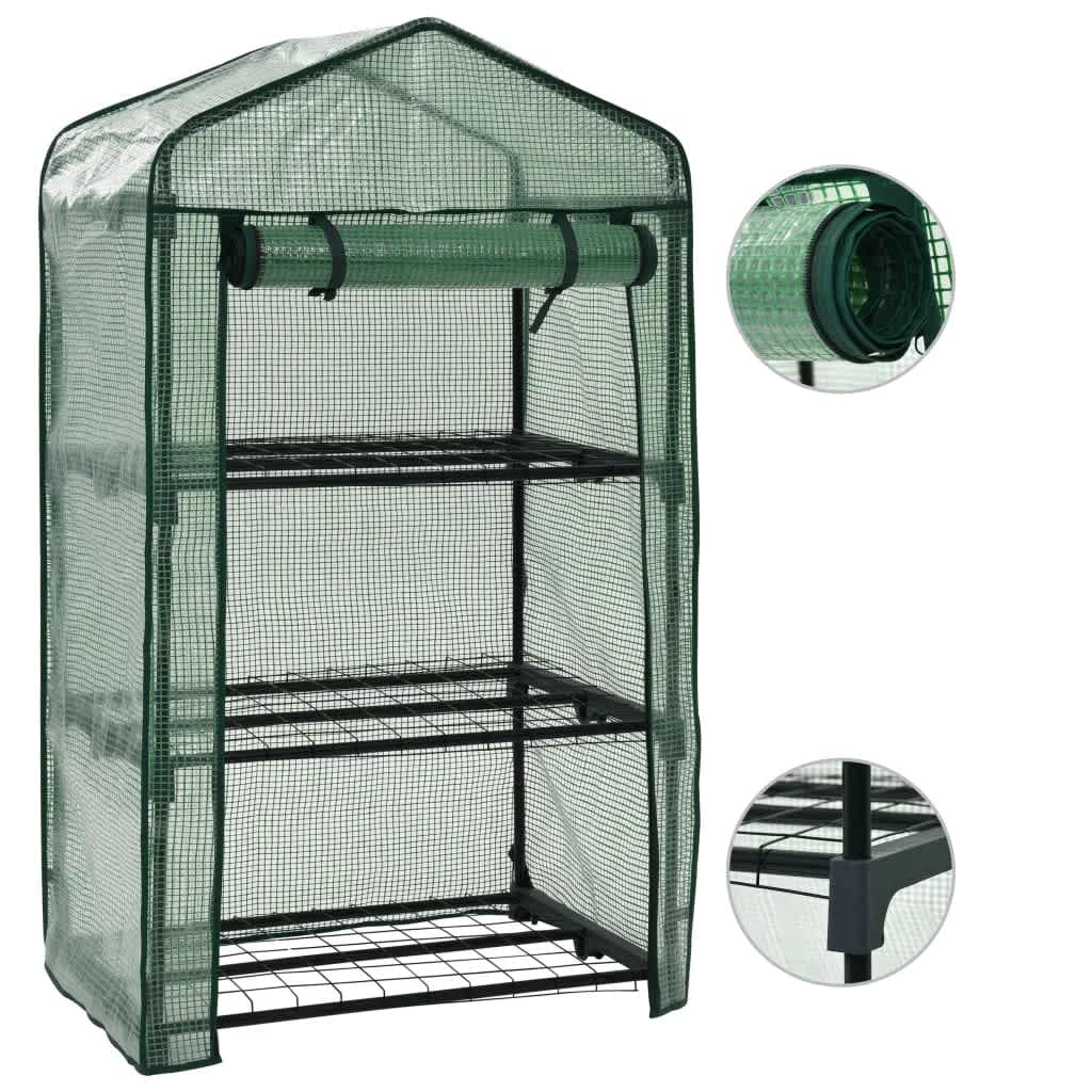 3-Tier Mini Greenhouse 69X49X125 Cm
