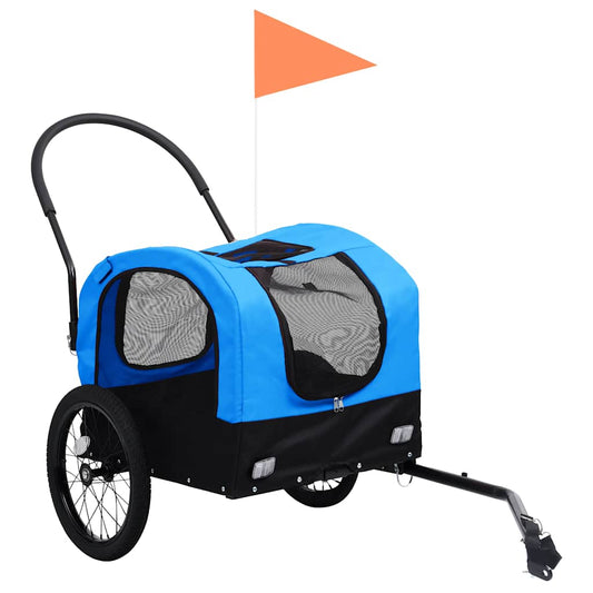 2-In-1 Pet Bike Trailer And Jogging Stroller