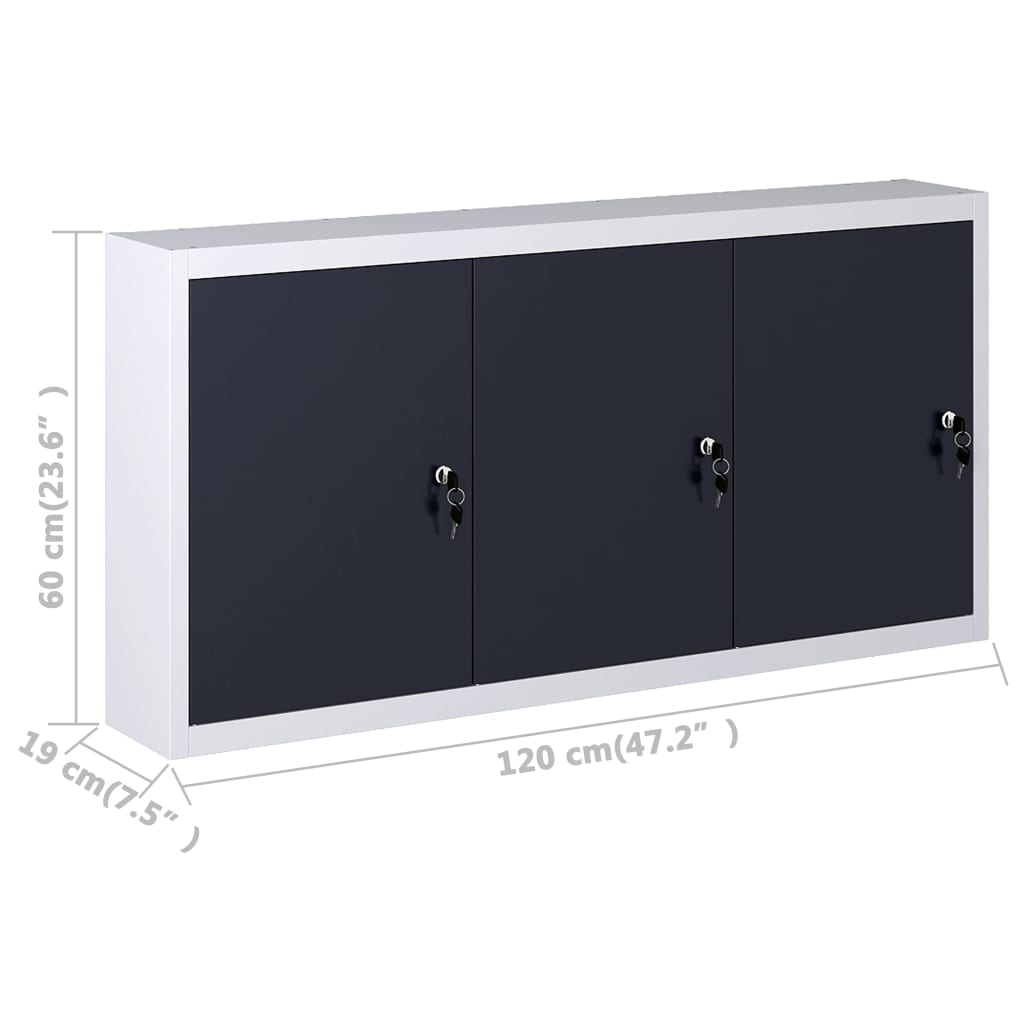 Workbench With Three Wall Panels And One Cabinet