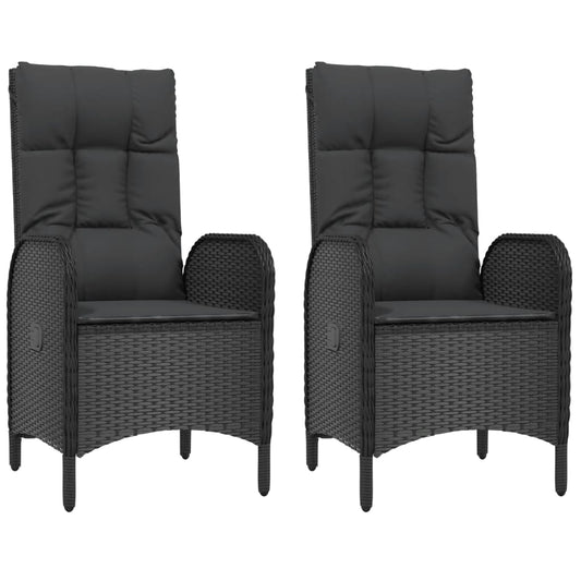 Outdoor Chairs 2 Pcs Poly Rattan