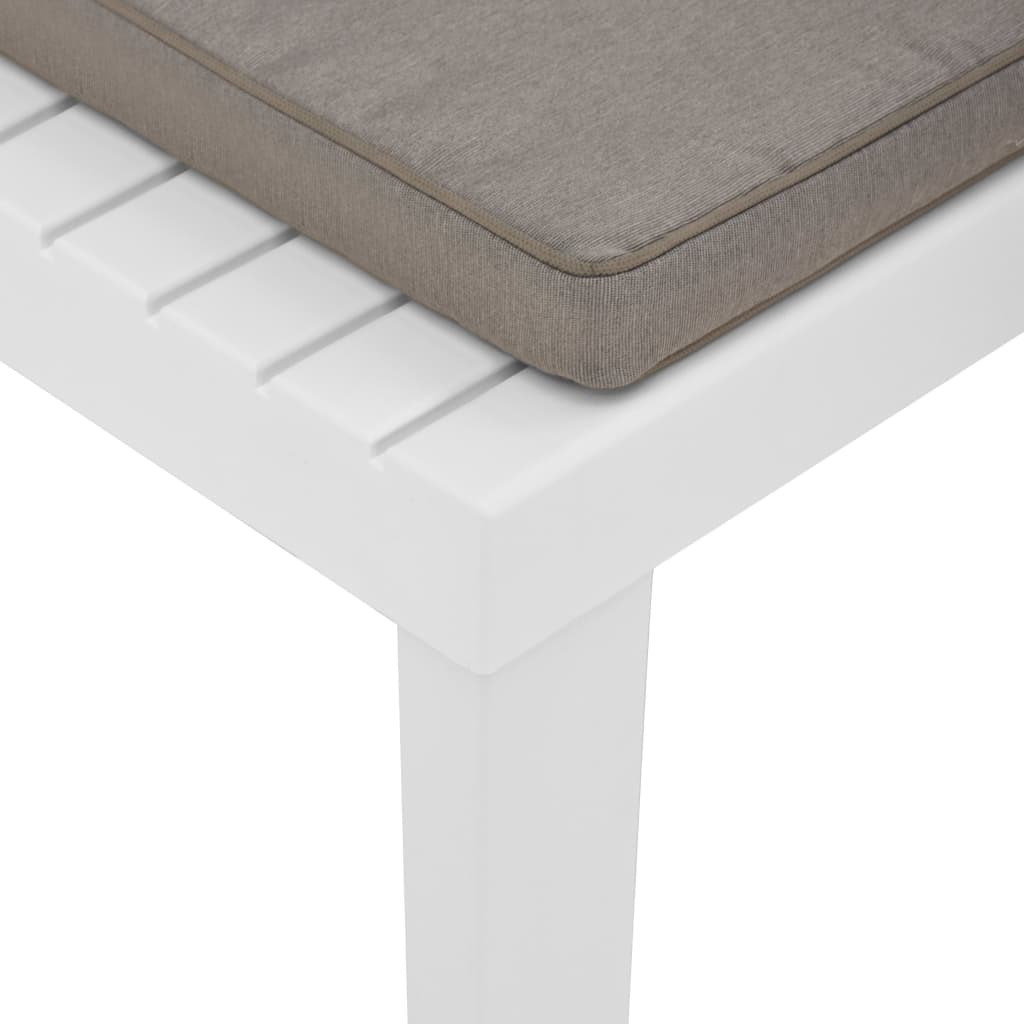 Garden Lounge Chair With Cushion Plastic