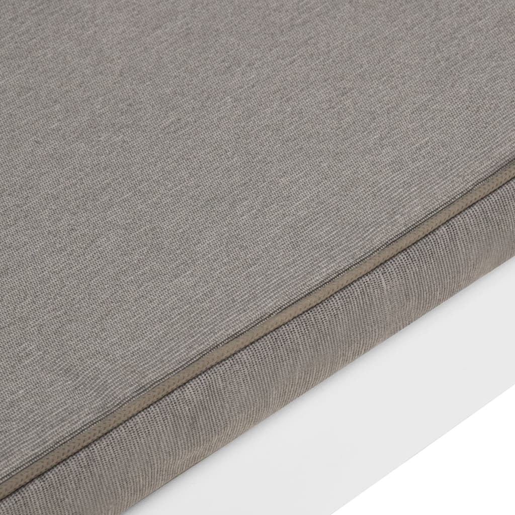 Garden Lounge Bench With Cushion Plastic