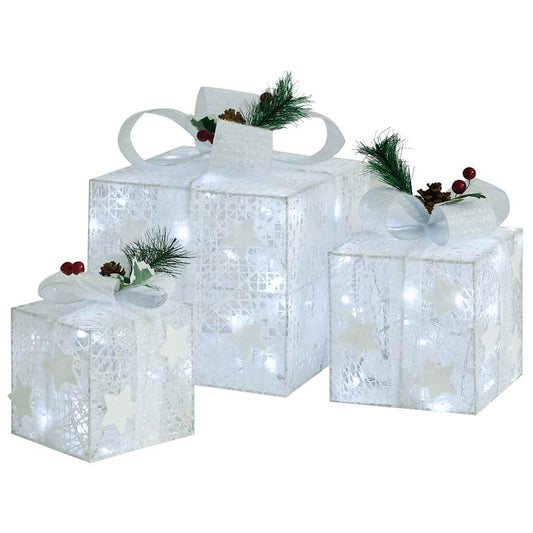 Decorative Christmas Gift Boxes 3 Pcs Outdoor Indoor