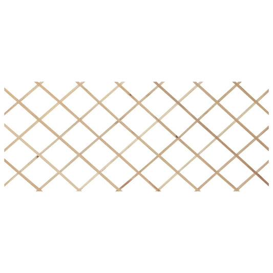 Trellis Fences 5 Pcs Solid Firwood