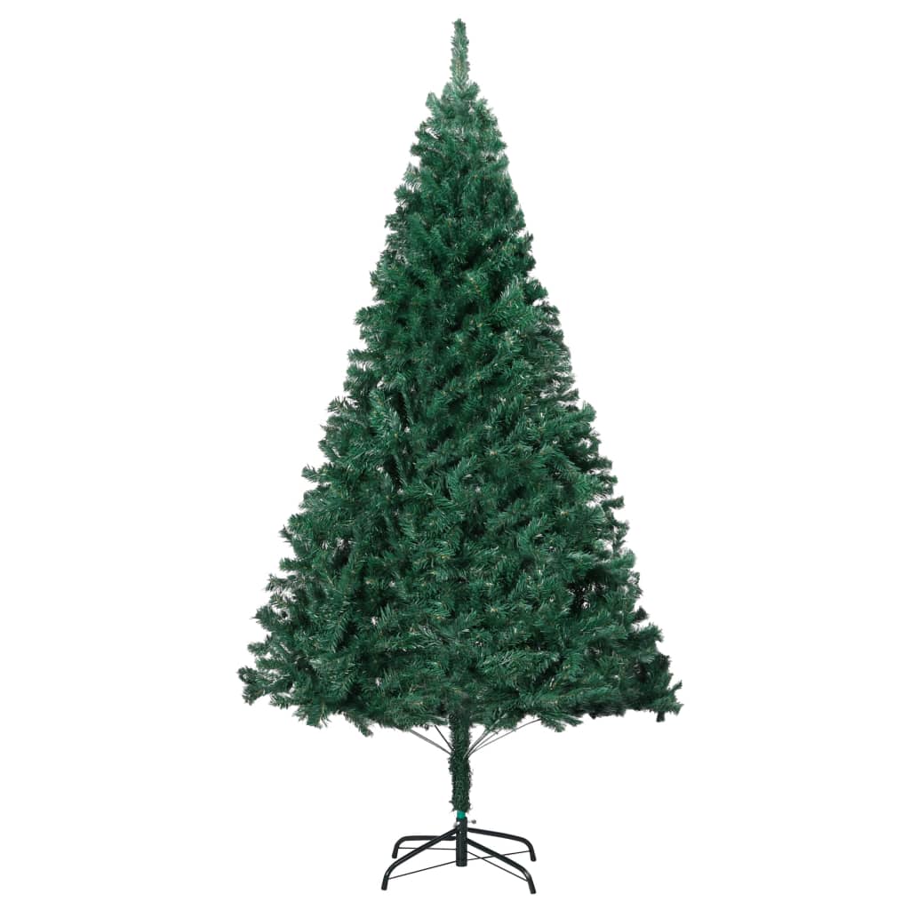 Artificial Pre-Lit Christmas Tree With Thick Branches Green 150 Cm