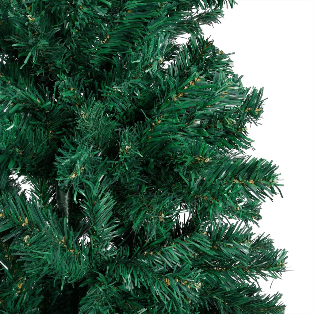 Artificial Pre-Lit Christmas Tree With Thick Branches Green 150 Cm