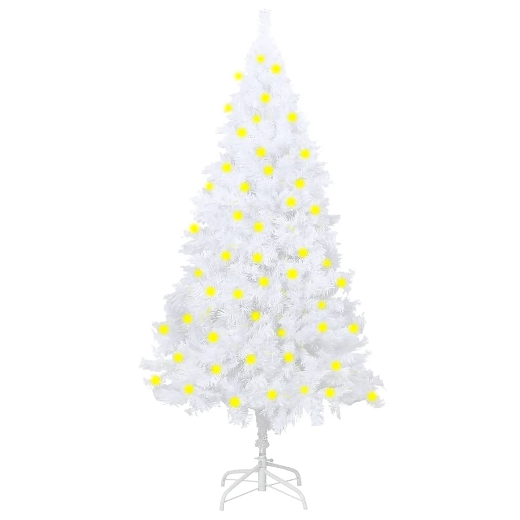 Artificial Pre-Lit Christmas Tree With Thick Branches 150 Cm
