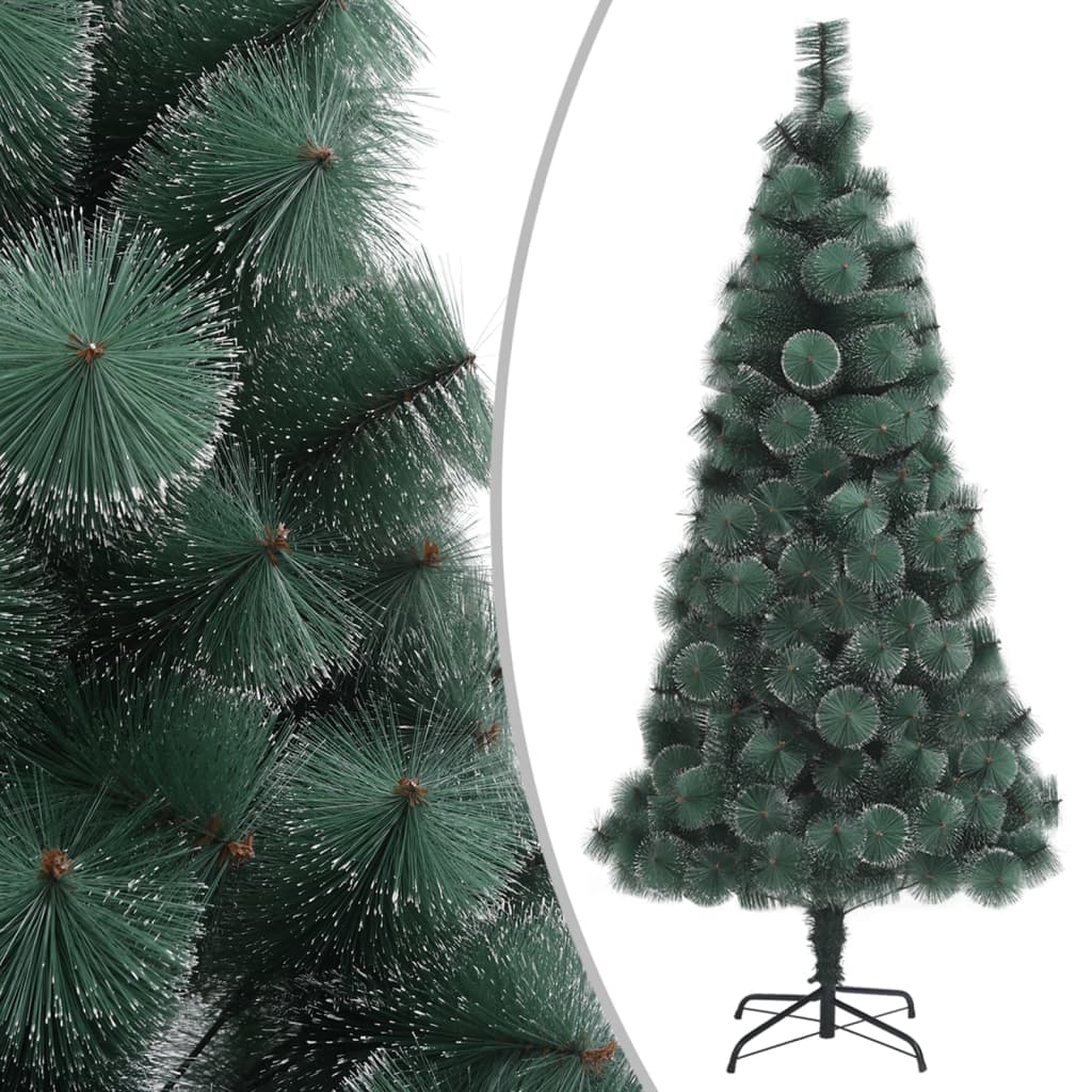 Artificial Pre-Lit Christmas Tree With Stand Green 120 Cm Pet