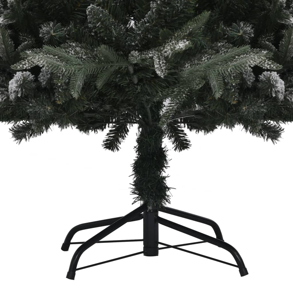 Artificial Pre-Lit Christmas Tree 180 Cm Pvc&Pe