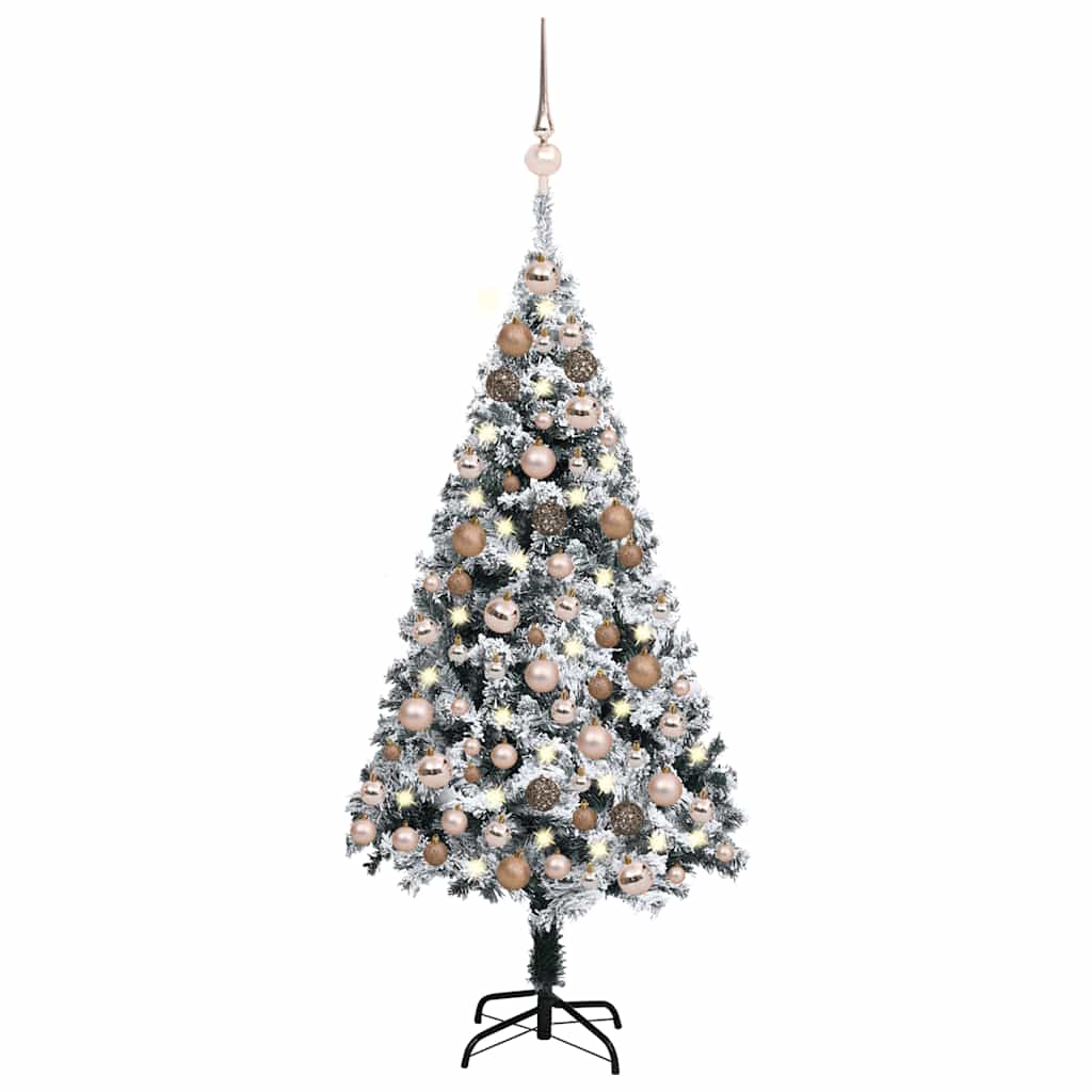 Artificial Christmas Tree Green 180 Cm Pvc, Steel And Plastic