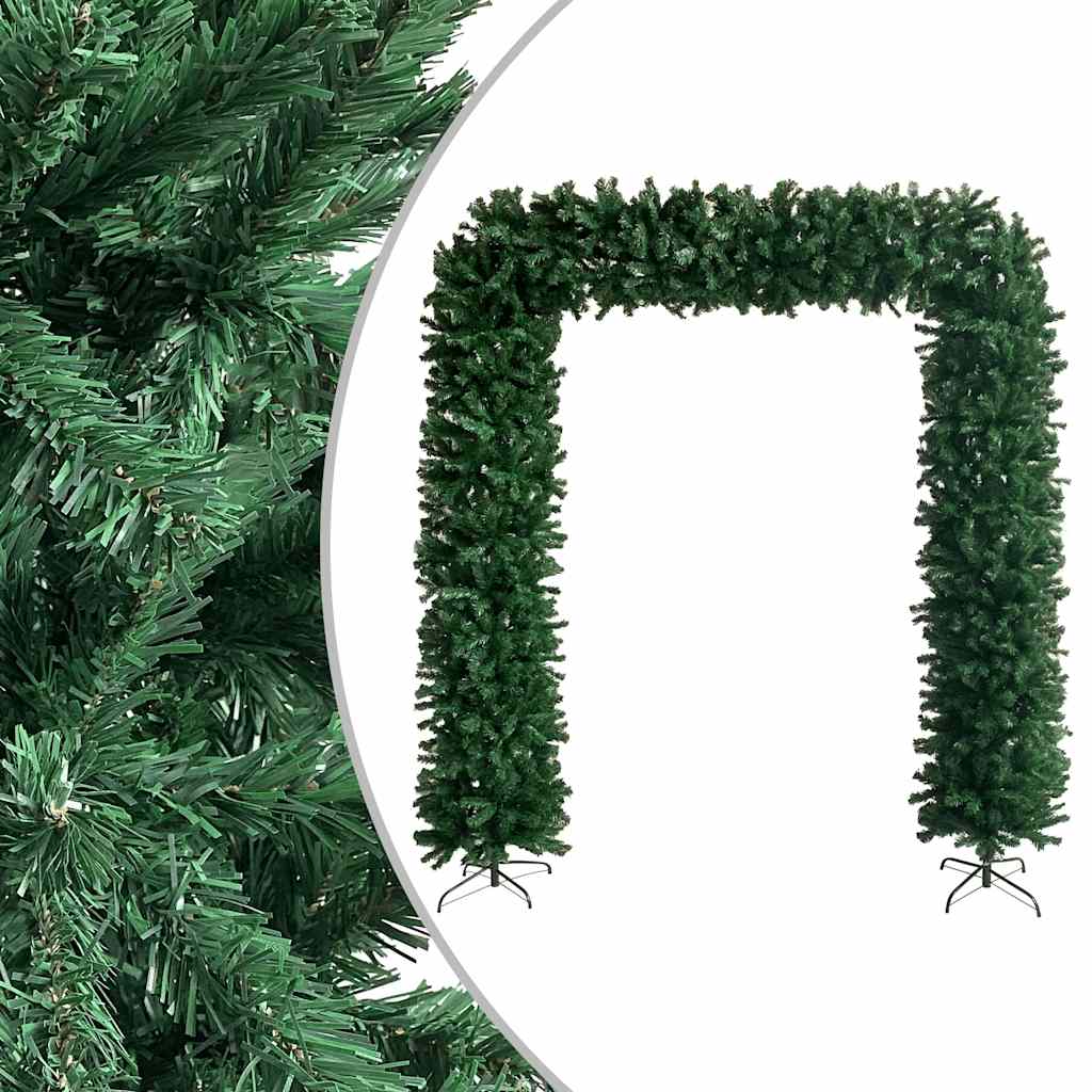Christmas Tree Arch With Leds Green 240 Cm