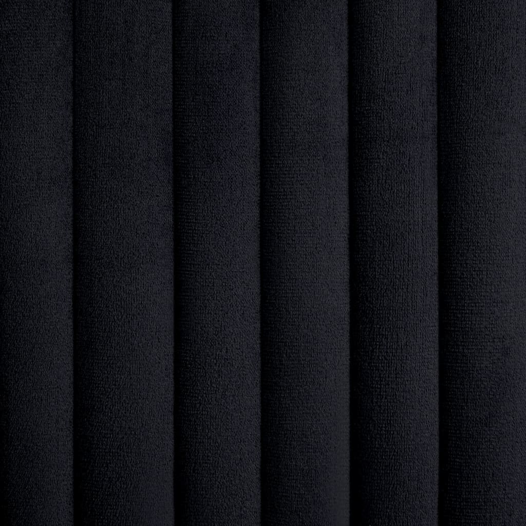 Dining Chairs 2 Pcs Black Velvet