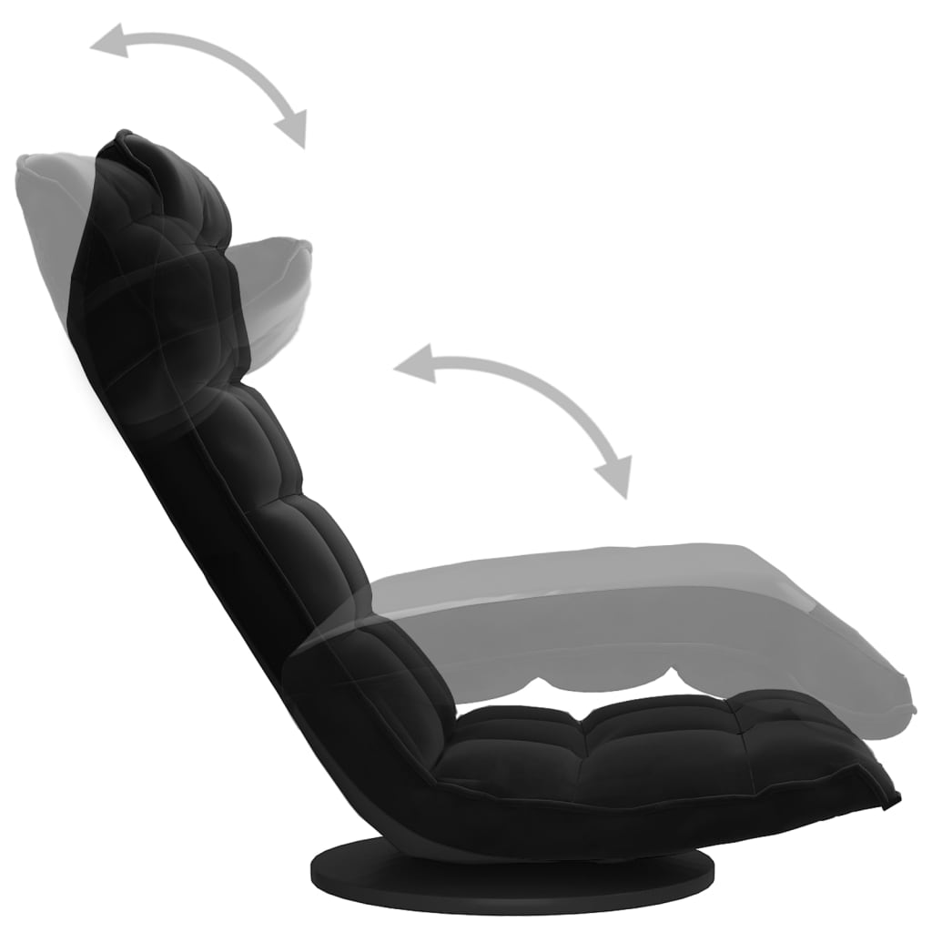 Swivel Floor Chair Velvet