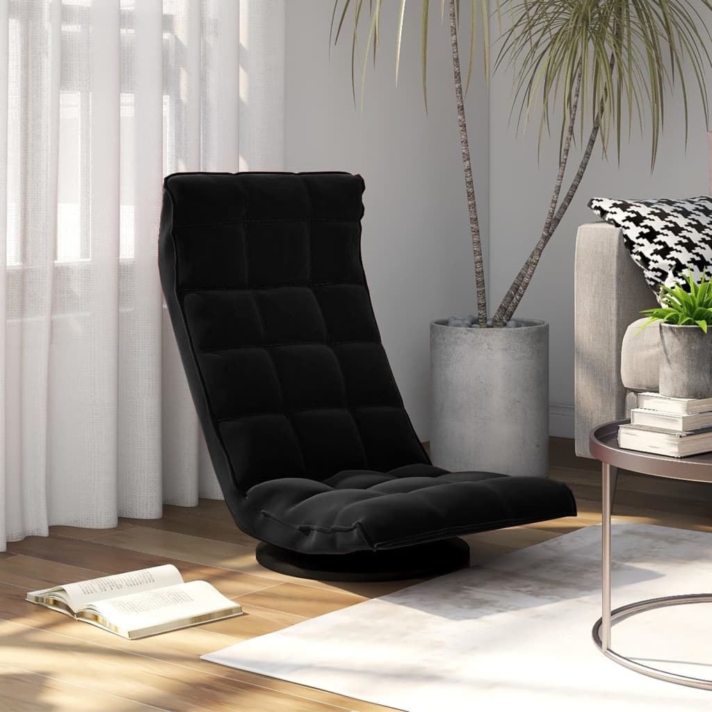 Swivel Floor Chair Velvet
