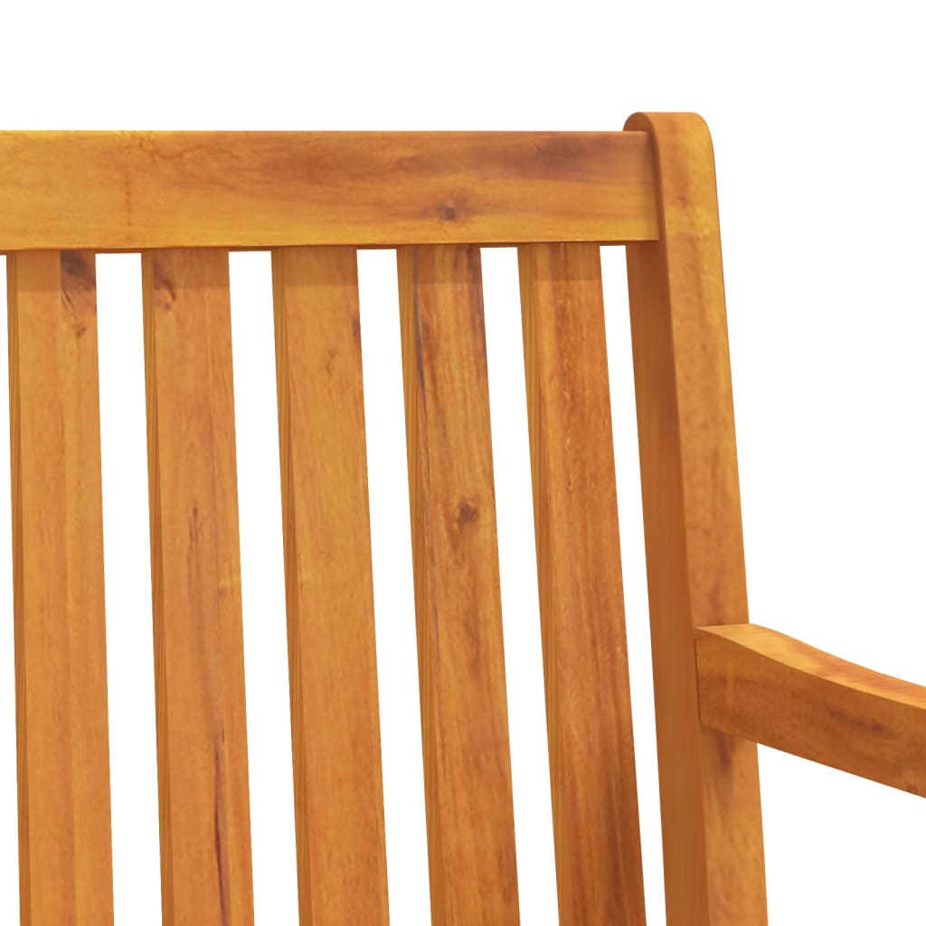 Garden Bench 219 Cm Solid Acacia Wood