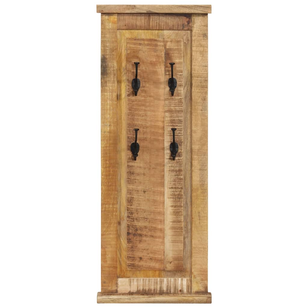 Coat Racks 2 Pcs Solid Wood Mango 38X100 Cm
