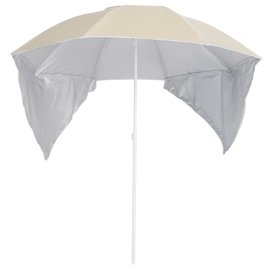 Beach Parasol With Side Walls 215 Cm