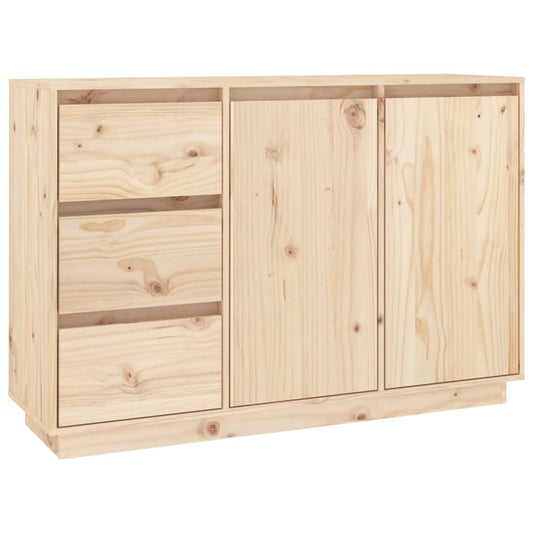 Sideboard 111X34X75 Cm Solid Wood Pine